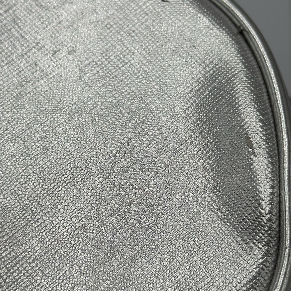 Vince Camuto Silver Cosmetic Bag 5”x 6” - Picture 11 of 13